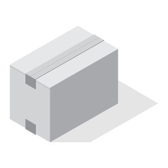 Move service box vector illustration