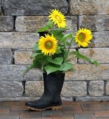Gummistiefelvase
