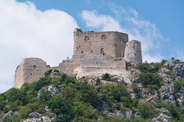 Fototapeta na wymiar Exterior of the medival castle in Vrlika