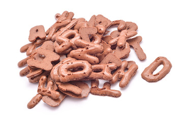letter biscuits