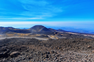 Active Volcano Etna on Sicily, Italy