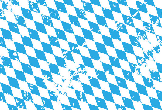 Oktoberfest München Bayern Flagge Muster nahtlos Hintergrund