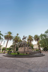 Fototapeta premium 9 de Julio Square in Salta, Argentina