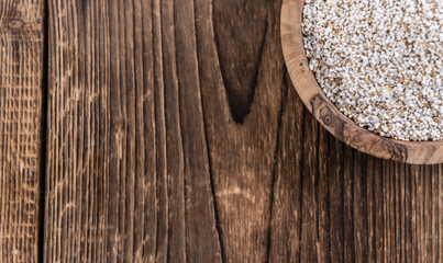 Portion of puffed Amaranth (selective focus)