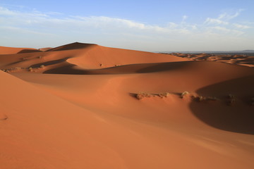Fototapeta na wymiar Dunes of Erg Chebbi, Morocco