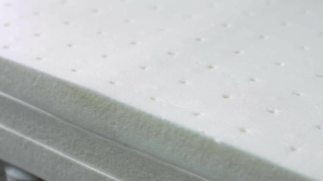 Closeup texture of memory foam for making mattresses