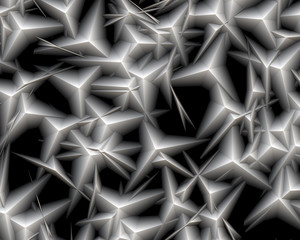 star shapes black and white