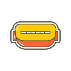 robotic logo icon vector