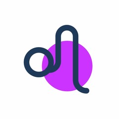 leo zodiac logo icon vector