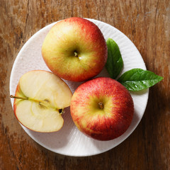 fresh red apples