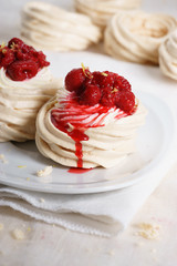 raspberry meringue