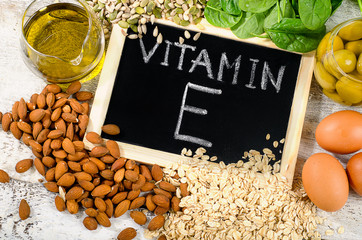 Foods high in a vitamin E.