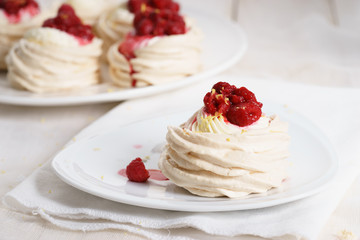raspberry meringue