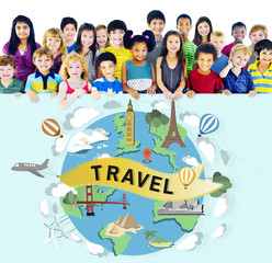 Obraz na płótnie Canvas Travel Traveling Vacation Holiday Journey Adventure Concept