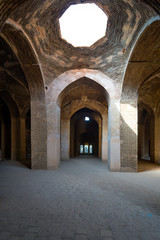 Fototapeta na wymiar Grand Jameh mosque interior in Isfahan.Iran