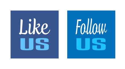 Like us / Follow us