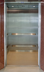 Elevator in the building for people