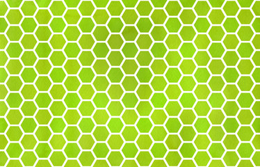 Watercolor geometrical comb pattern.