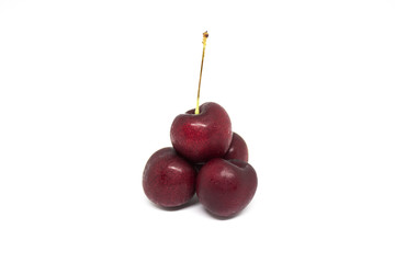 Cherry isolated on white background