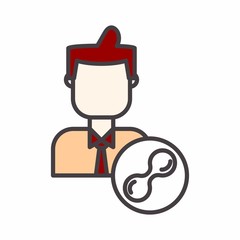 teacher logo icon vector
