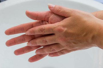 Fototapeta premium hände massieren