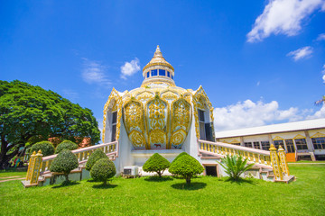 Pavilion (Bat Bo Holy Father money) Wat Yang Khoi Kluea at Phichit Thailand.
