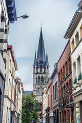 Obraz premium Saint-Jacques church in Tournai, Belgium.