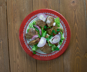 Turkish Style Sauteed Liver