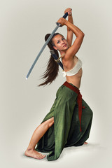Japanese girl warrior.