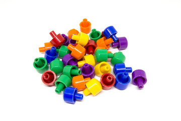 Little plastic toy colorful