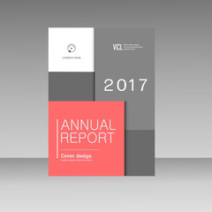 Vector brochure design template