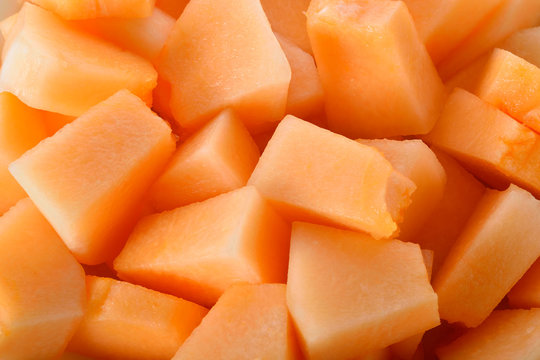 cantaloupe melon sliced