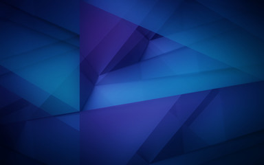 Fototapeta premium Dark violet and blue polygonal mosaic background