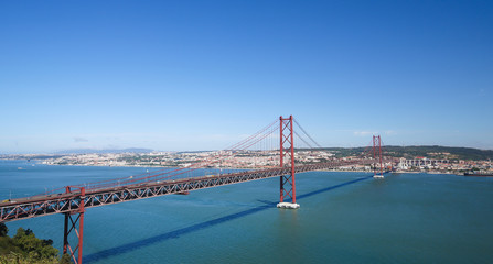 Ponte 25 de Abril in Lisbon, Portugal