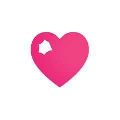 Love logo icon vector