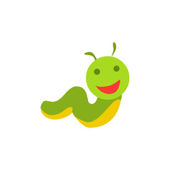 cute caterpillar icon