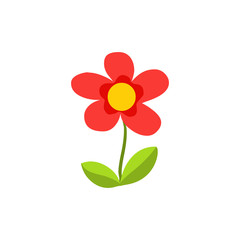 red flower icon