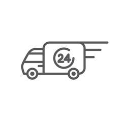 Delivery car icon