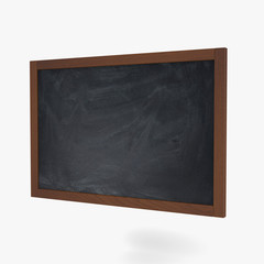 Chalkboard isolated on white background