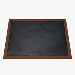 Chalkboard isolated on white background