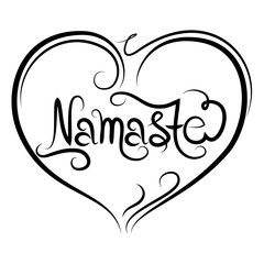 Indian greeting banner Namaste