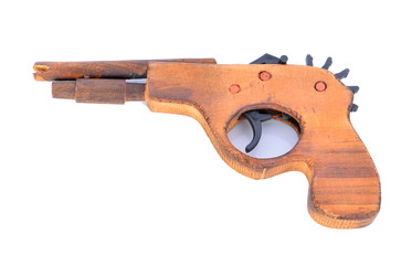 Toy wood gun