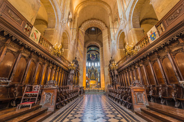 Obraz premium The Basilica of St. Sernin in Toulouse, France.