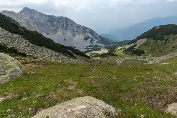 Amazing View of  Sinanitsa peak and  lake,  Pirin Mountain, Bulgaria
