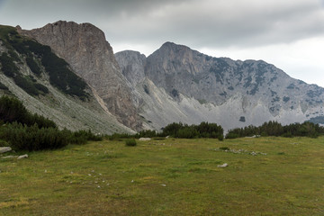 Landscape with Dark clouds over Sinanitsa peak, Pirin Mountain, Bulgaria