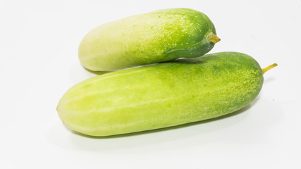 cucumber on white background