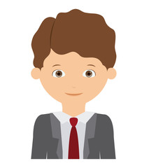 young man male isolated vector illustration design