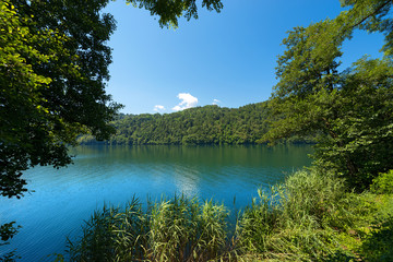 Obraz premium Levico Lake - Trentino Italy