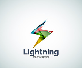 Lightning logo template