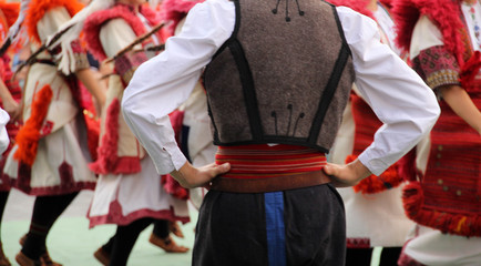 Macedonian dance - obrazy, fototapety, plakaty